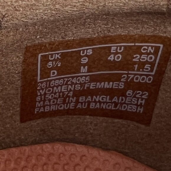 Clarks Unstructured Gold Leather Slip-On Casual Shoes Womens Size 9M Loafers - Picture 9 of 9